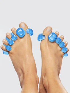 Wellness Yoga Shop 12 YogaToes Gems Toe Separators - Sapphire Blue