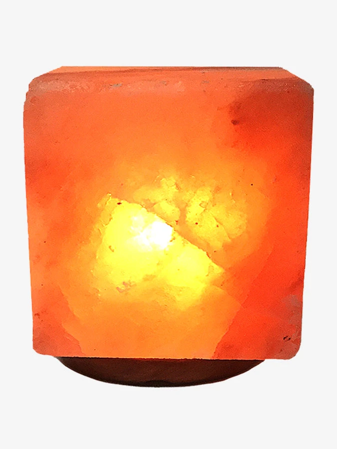 Yoga Studio Cube Crafted Himalayan Salt Lamp 1 Yoga Studio Cube Crafted Himalayan Salt Lamp
