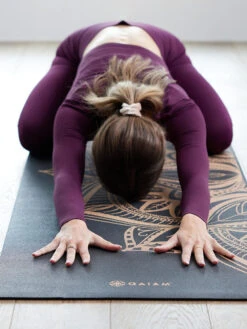 Gaiam Bronze Medallion Premium Metallic Yoga Mat 6mm 10 Gaiam Bronze Medallion Premium Metallic Yoga Mat 6mm -Wellness Yoga Shop aae0klrfpyp