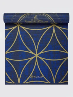 Gaiam Reversible Metallic Sun & Moon Yoga Mat (6mm) -Wellness Yoga Shop aplqnrqgf0y