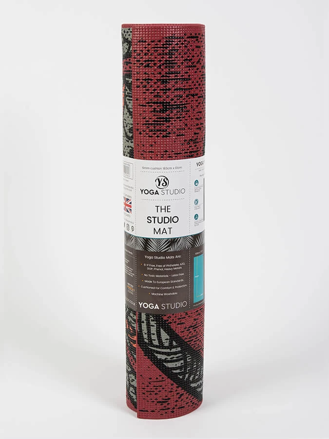Yoga Studio Designed Sticky Yoga Mat 6mm 4 Yoga Studio Designed Sticky Yoga Mat 6mm - Image 4