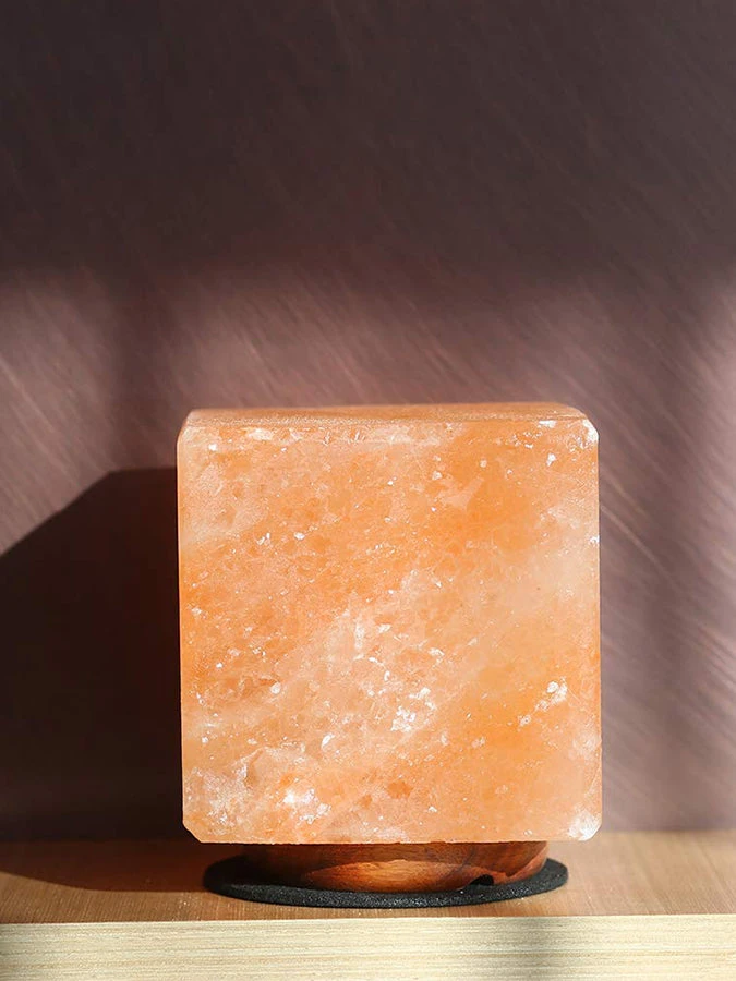 Yoga Studio Cube Crafted Himalayan Salt Lamp 5 Yoga Studio Cube Crafted Himalayan Salt Lamp - Image 5
