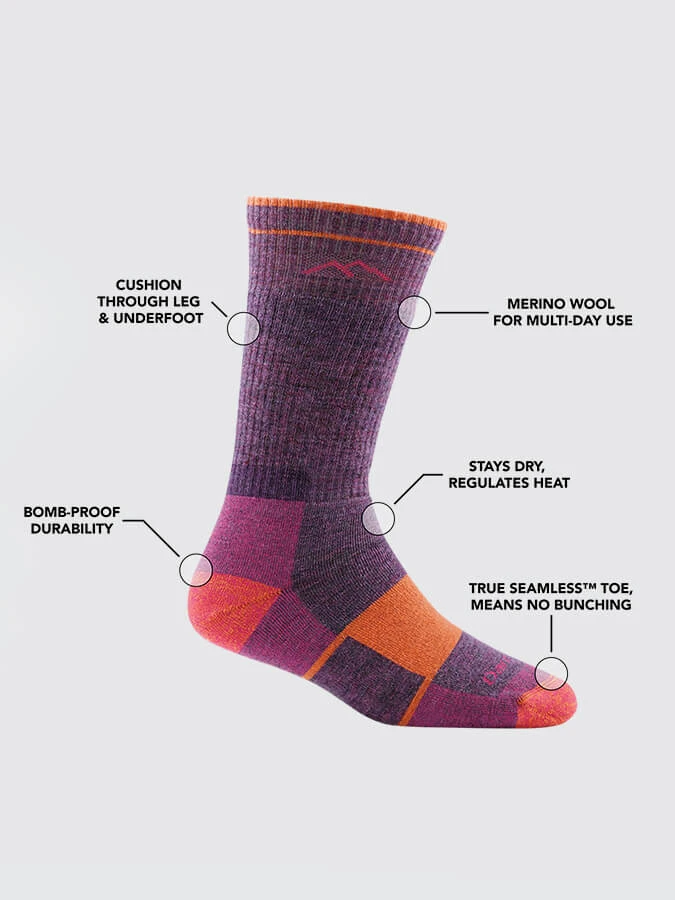 Darn Tough 1907 Hiker Boot Midweight Hiking Women's Cushion Socks 19 Darn Tough 1907 Hiker Boot Midweight Hiking Women's Cushion Socks - Image 19