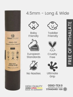 Yoga Studio Oeko-Tex Long & Wide Yoga Mat 4.5mm -Wellness Yoga Shop edrx5lqnlwe