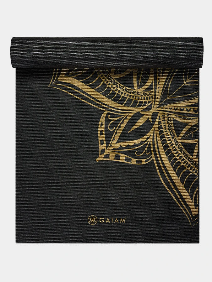 Gaiam Bronze Medallion Premium Metallic Yoga Mat 6mm 1 Gaiam Bronze Medallion Premium Metallic Yoga Mat 6mm