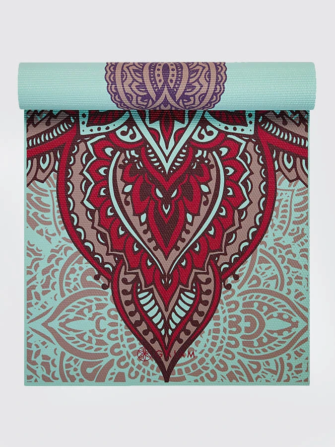 Gaiam Reversible Zara Rogue Yoga Mat 6mm 1 Gaiam Reversible Zara Rogue Yoga Mat 6mm