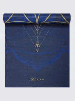 Gaiam Reversible Metallic Sun & Moon Yoga Mat (6mm)