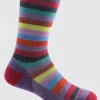 Darn Tough 1644 Phat Witch Crew Lightweight Lifestyle Women's Socks - Plum -Wellness Yoga Shop jmxxek5iiv3