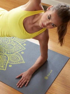 Gaiam Premium Citron Sundial Yoga Mat 6mm -Wellness Yoga Shop njhwdpon2iu