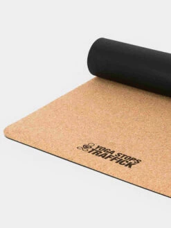 Yoga Stops Traffick Cork Yoga Mat 4mm -Wellness Yoga Shop nzsfezfalrz