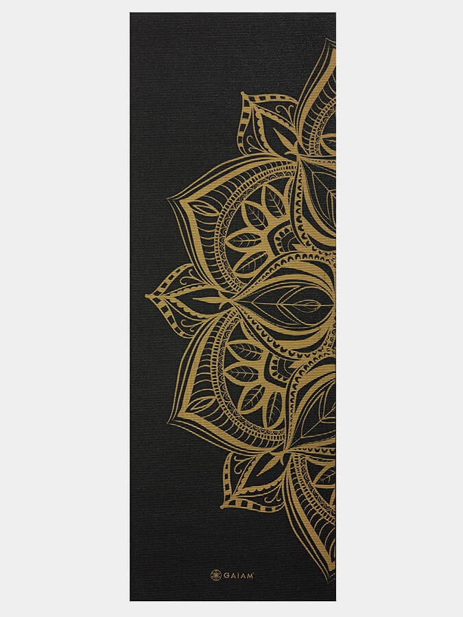 Gaiam Bronze Medallion Premium Metallic Yoga Mat 6mm 2 Gaiam Bronze Medallion Premium Metallic Yoga Mat 6mm - Image 2
