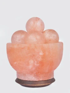 Yoga Studio Fire Bowl (Balls) Crafted Himalayan Salt Lamp -Wellness Yoga Shop q4wbafmflxs