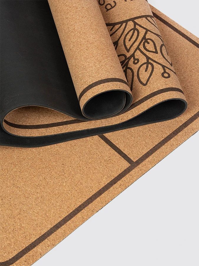 Maple Yoga Cork Tree Mandala Yoga Mat 4mm 2 Maple Yoga Cork Tree Mandala Yoga Mat 4mm - Image 2