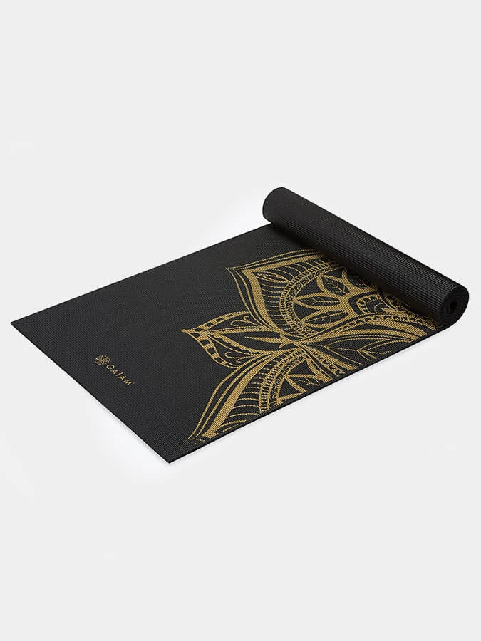 Gaiam Bronze Medallion Premium Metallic Yoga Mat 6mm 3 Gaiam Bronze Medallion Premium Metallic Yoga Mat 6mm - Image 3