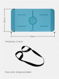 Yoga Studio The Grip Mini Mat Mandala Pad 4mm -Wellness Yoga Shop zbyar5acxcv