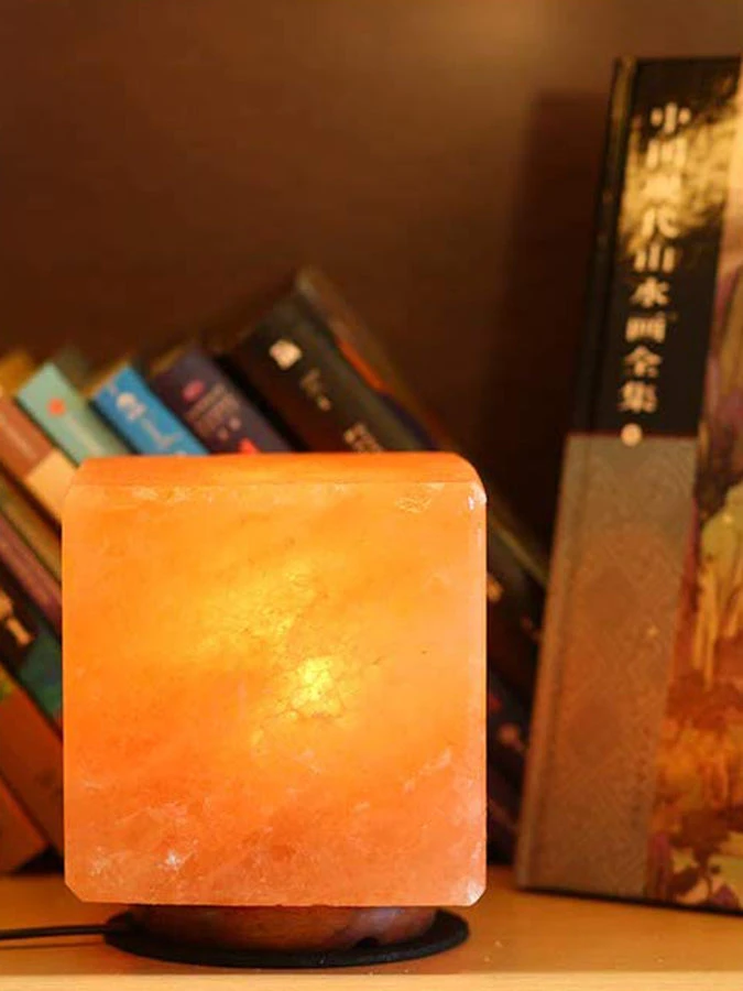 Yoga Studio Cube Crafted Himalayan Salt Lamp 4 Yoga Studio Cube Crafted Himalayan Salt Lamp - Image 4